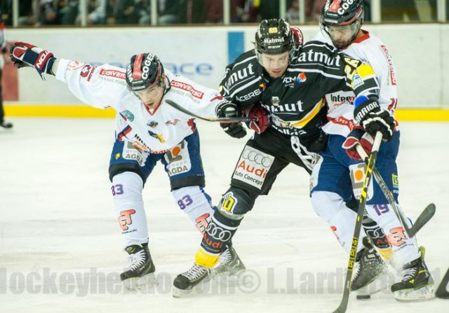 Photo hockey match Grenoble  - Rouen le 30/12/2014