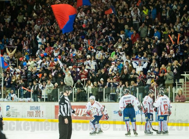 Photo hockey match Grenoble  - Rouen le 30/12/2014