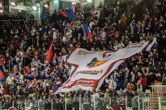 Photo hockey match Grenoble  - Rouen le 30/12/2014
