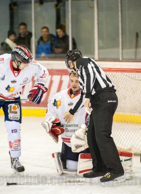 Photo hockey match Grenoble  - Rouen le 30/12/2014