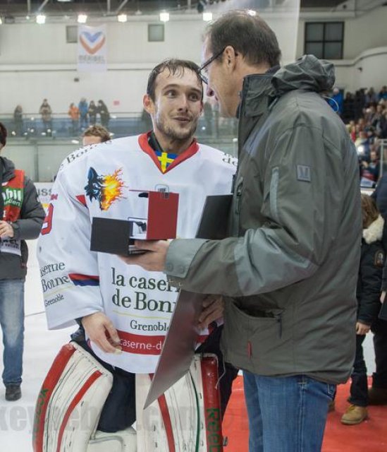Photo hockey match Grenoble  - Rouen le 30/12/2014