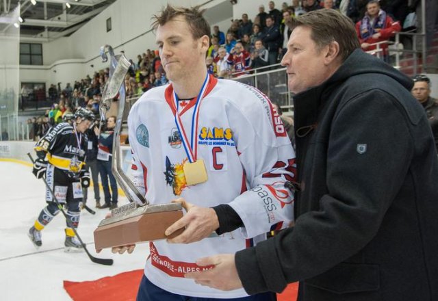 Photo hockey match Grenoble  - Rouen le 30/12/2014