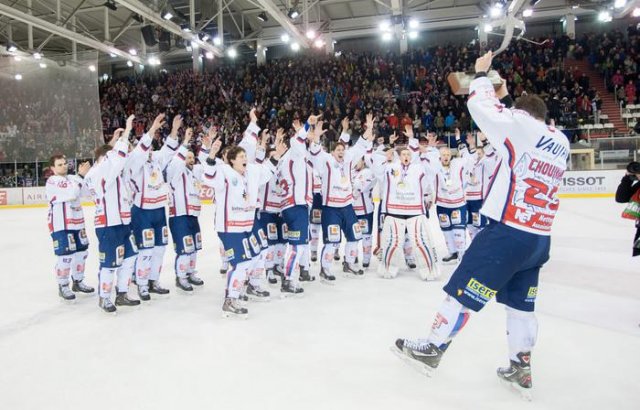 Photo hockey match Grenoble  - Rouen le 30/12/2014