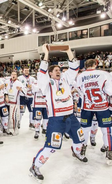 Photo hockey match Grenoble  - Rouen le 30/12/2014