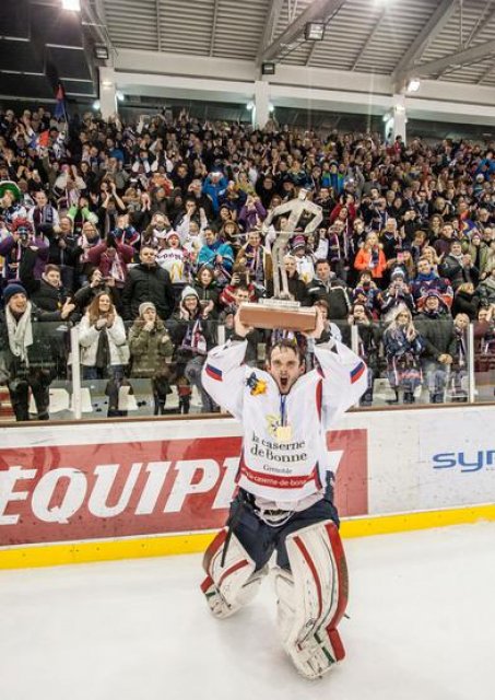 Photo hockey match Grenoble  - Rouen le 30/12/2014