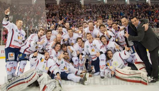 Photo hockey match Grenoble  - Rouen le 30/12/2014