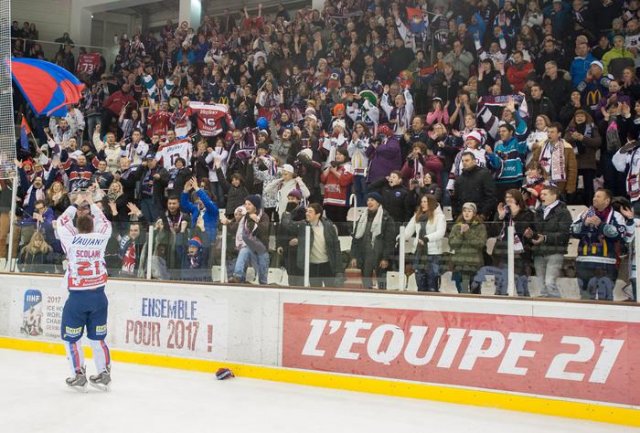 Photo hockey match Grenoble  - Rouen le 30/12/2014