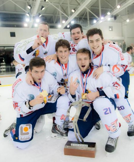 Photo hockey match Grenoble  - Rouen le 30/12/2014
