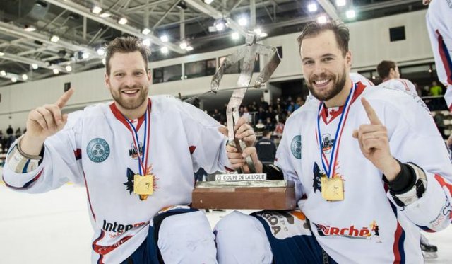 Photo hockey match Grenoble  - Rouen le 30/12/2014