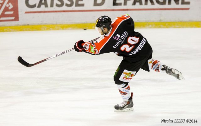 Photo hockey match Amiens  - Grenoble  le 28/12/2014
