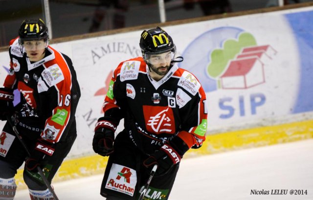 Photo hockey match Amiens  - Grenoble  le 28/12/2014