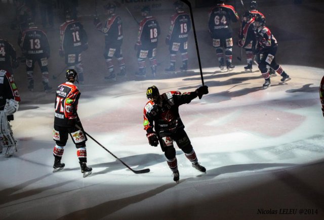 Photo hockey match Amiens  - Grenoble  le 28/12/2014