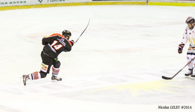 Photo hockey match Amiens  - Grenoble  le 28/12/2014