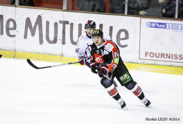 Photo hockey match Amiens  - Grenoble  le 28/12/2014
