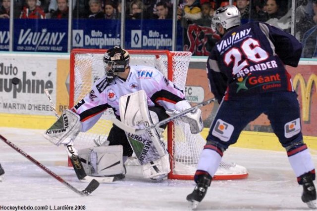 Photo hockey match Grenoble  - Amiens  le 03/01/2009
