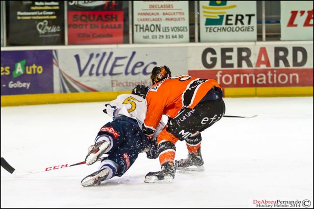 Photo hockey match Epinal  - Chamonix  le 02/01/2015