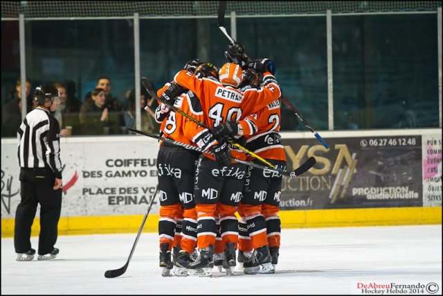 Photo hockey match Epinal  - Chamonix  le 02/01/2015