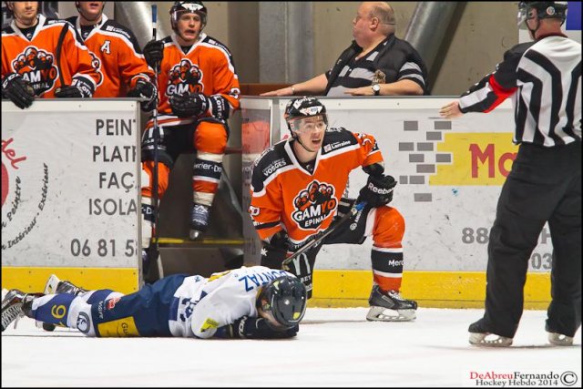 Photo hockey match Epinal  - Chamonix  le 02/01/2015