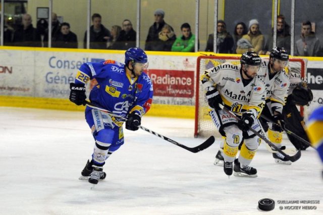 Photo hockey match Dijon  - Rouen le 03/01/2015