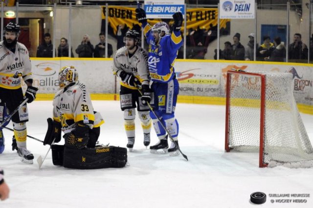 Photo hockey match Dijon  - Rouen le 03/01/2015