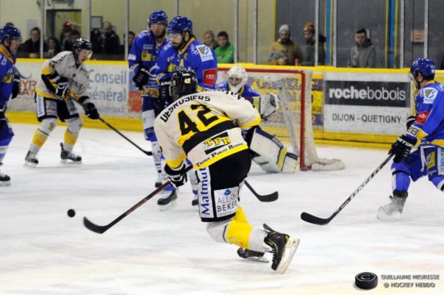 Photo hockey match Dijon  - Rouen le 03/01/2015