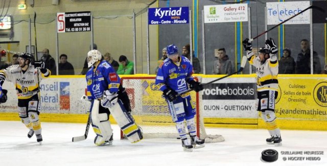 Photo hockey match Dijon  - Rouen le 03/01/2015