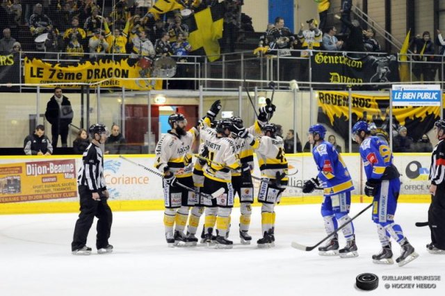 Photo hockey match Dijon  - Rouen le 03/01/2015