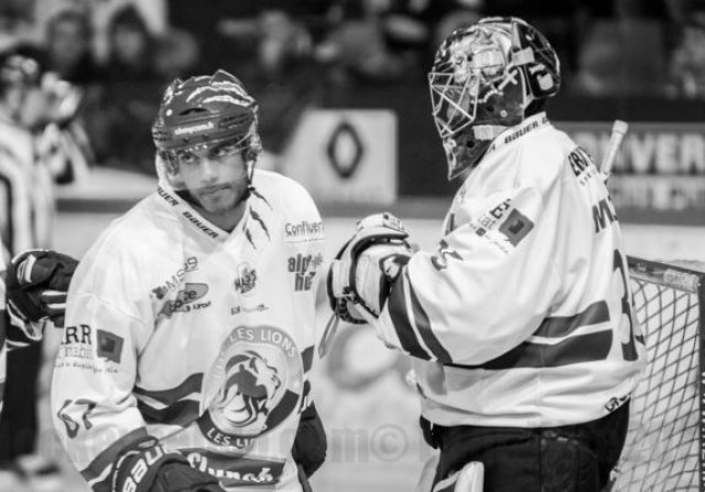 Photo hockey match Grenoble  - Lyon le 03/01/2015