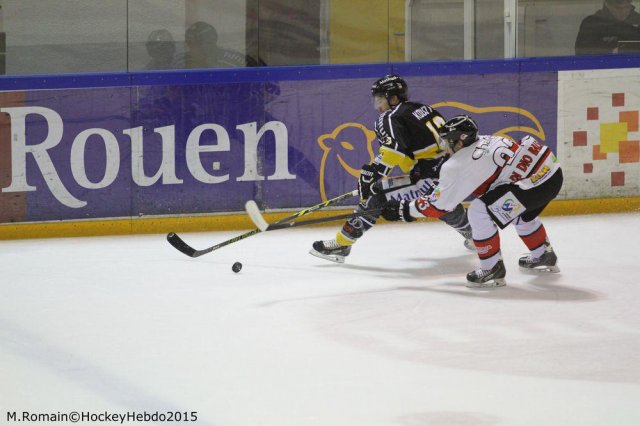 Photo hockey match Rouen - Briançon  le 06/01/2015