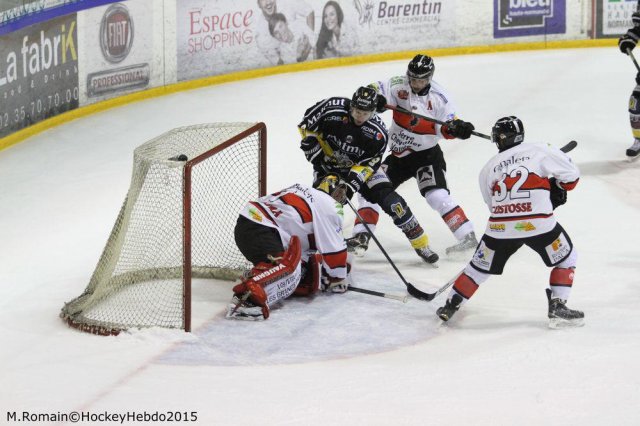 Photo hockey match Rouen - Briançon  le 06/01/2015