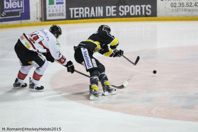 Photo hockey match Rouen - Briançon  le 06/01/2015