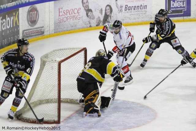 Photo hockey match Rouen - Briançon  le 06/01/2015