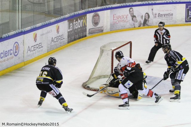 Photo hockey match Rouen - Briançon  le 06/01/2015
