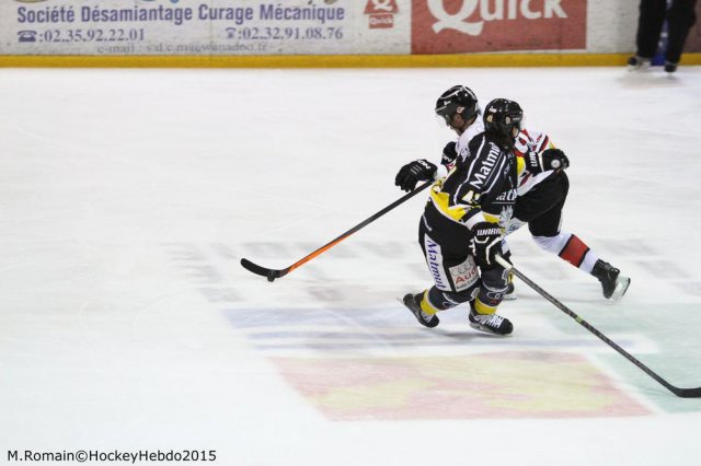 Photo hockey match Rouen - Briançon  le 06/01/2015