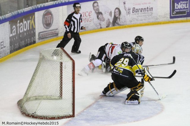Photo hockey match Rouen - Briançon  le 06/01/2015