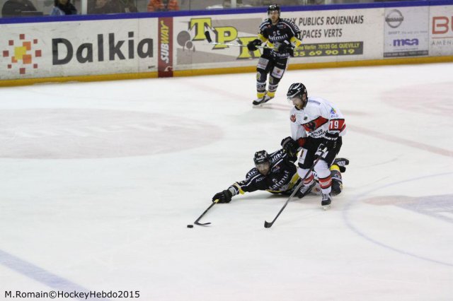 Photo hockey match Rouen - Briançon  le 06/01/2015