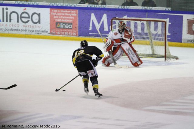 Photo hockey match Rouen - Briançon  le 06/01/2015