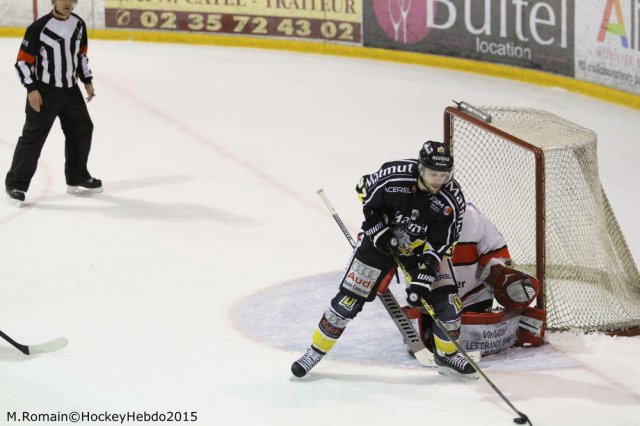 Photo hockey match Rouen - Briançon  le 06/01/2015