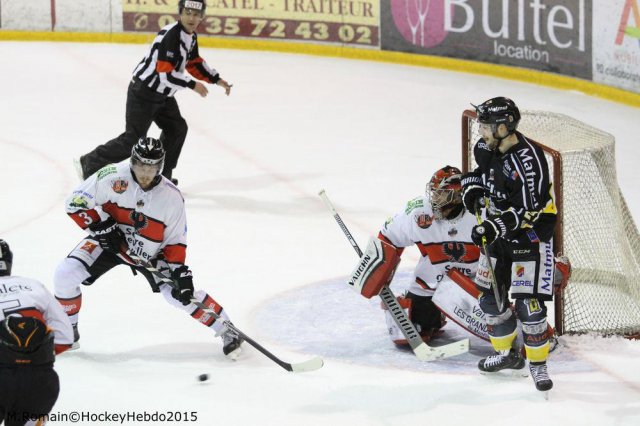 Photo hockey match Rouen - Briançon  le 06/01/2015