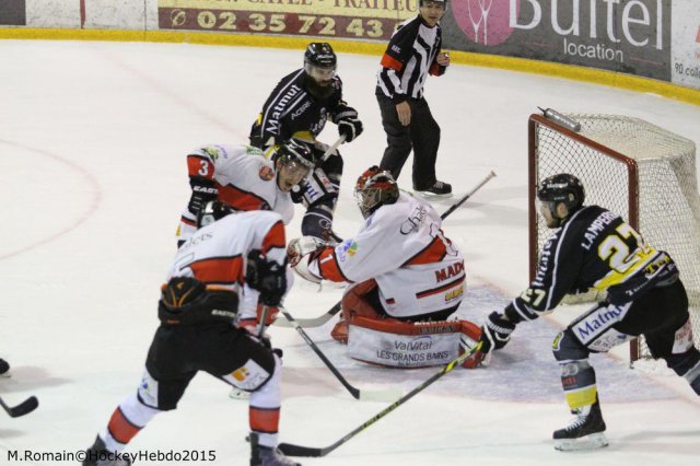 Photo hockey match Rouen - Briançon  le 06/01/2015