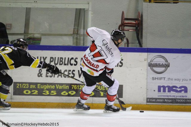 Photo hockey match Rouen - Briançon  le 06/01/2015