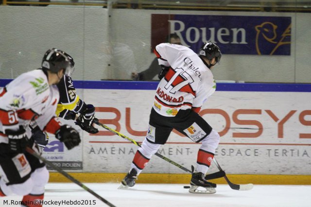 Photo hockey match Rouen - Briançon  le 06/01/2015