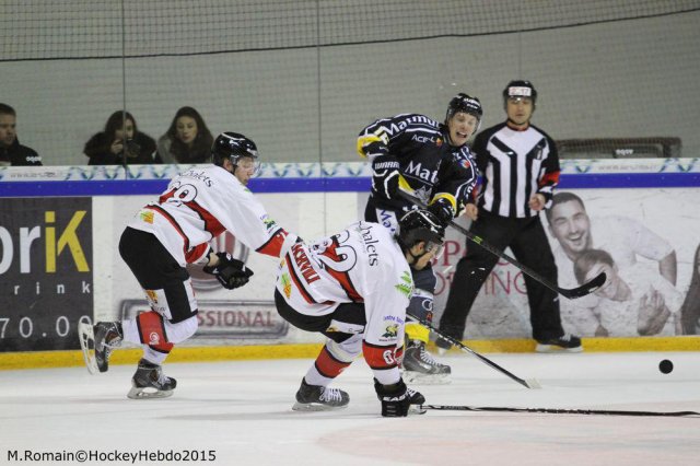 Photo hockey match Rouen - Briançon  le 06/01/2015