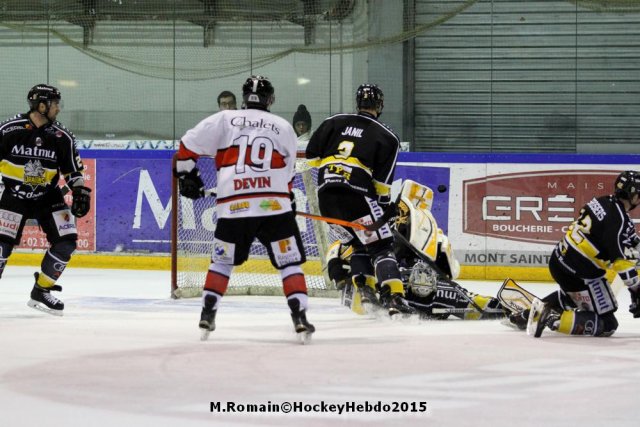 Photo hockey match Rouen - Briançon  le 06/01/2015