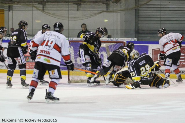Photo hockey match Rouen - Briançon  le 06/01/2015