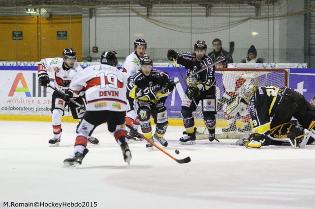 Photo hockey match Rouen - Briançon  le 06/01/2015