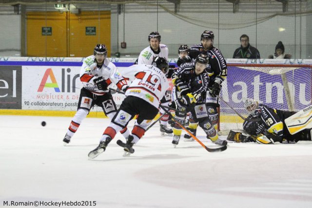 Photo hockey match Rouen - Briançon  le 06/01/2015