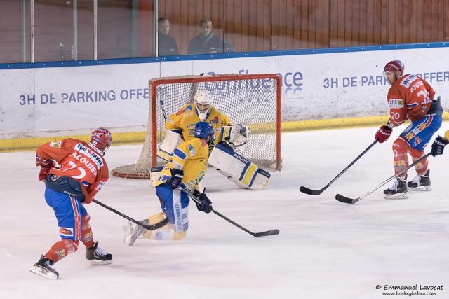 Photo hockey match Lyon - Dijon  le 10/01/2015