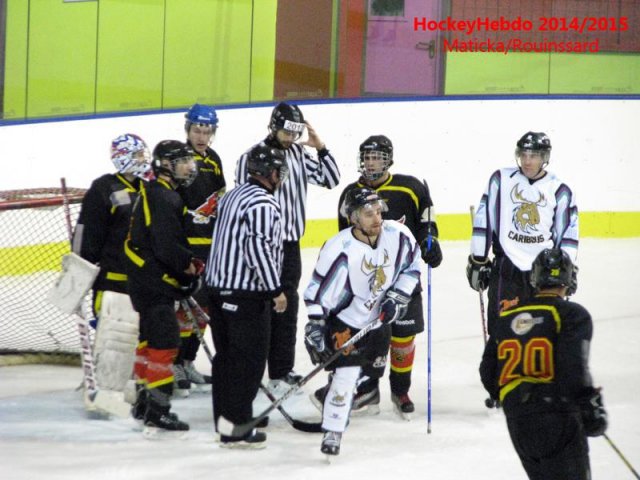 Photo hockey match Besançon - Dammarie-les-Lys le 10/01/2015