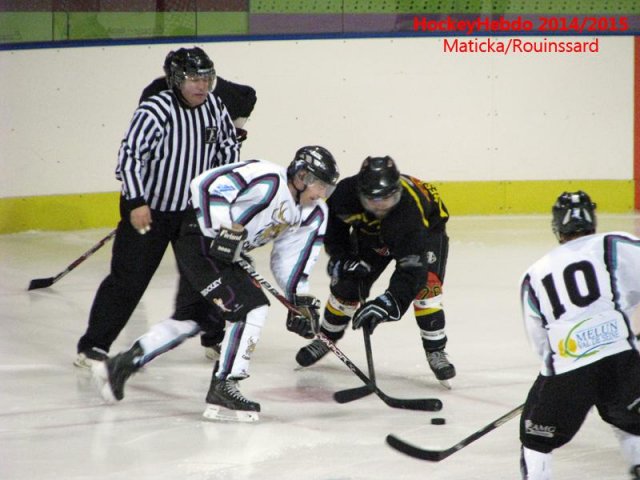 Photo hockey match Besançon - Dammarie-les-Lys le 10/01/2015
